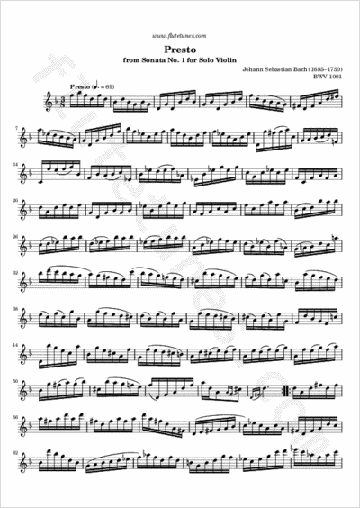 bach violin solo sonata